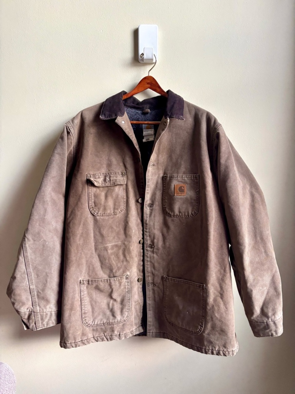 Vintage Carhartt blanket lined chore coat XL